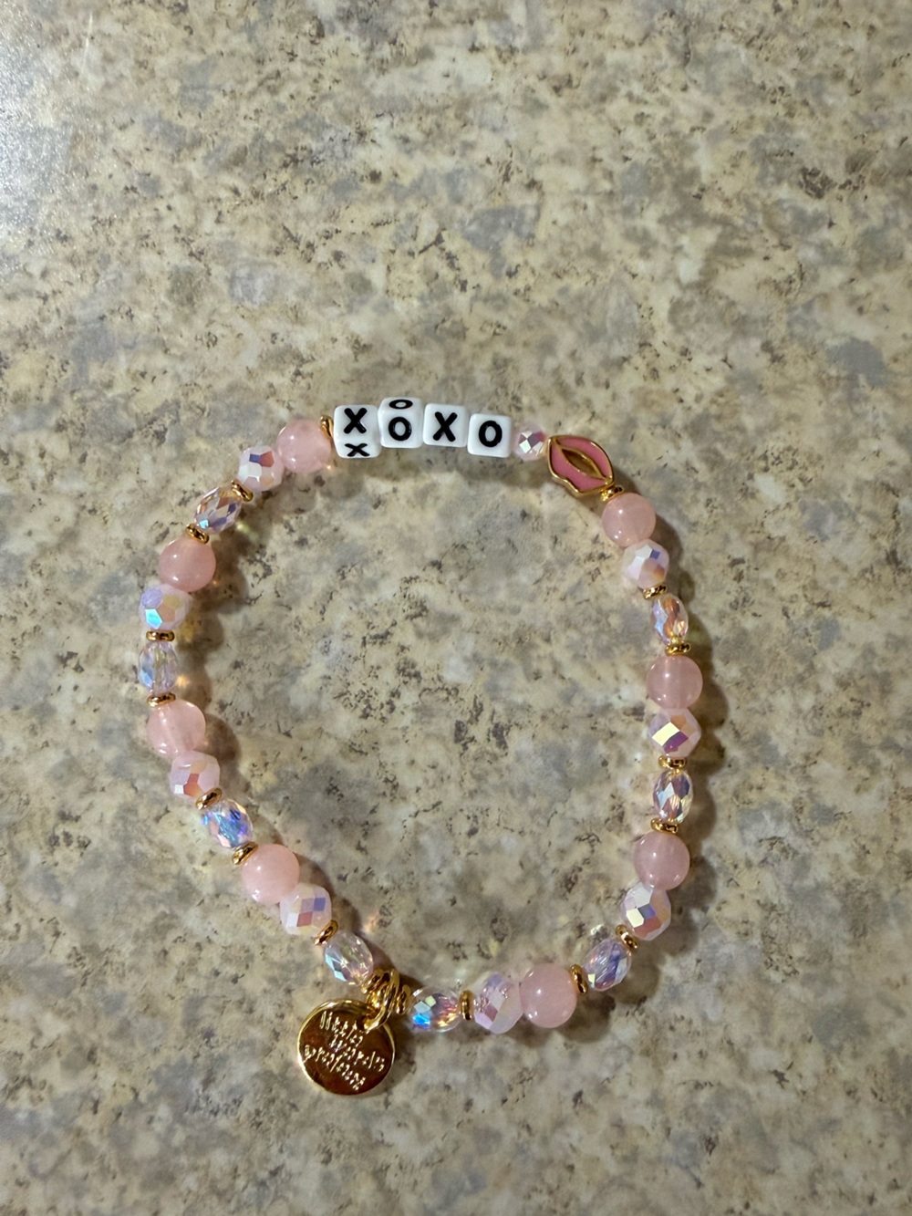 XOXO little words project bracelet